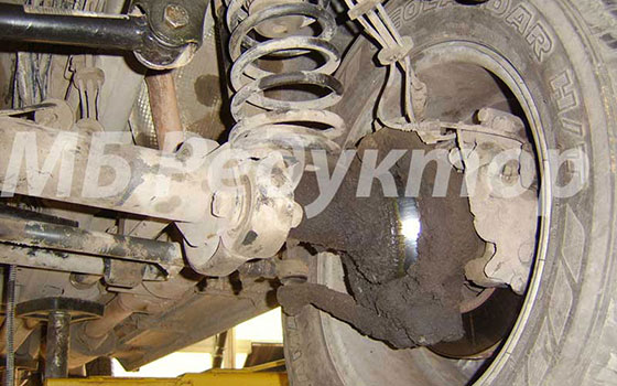 Ремонт переднего моста мерседес Гелендваген Gelandewagen (Гелендваген) W463, W460, W461