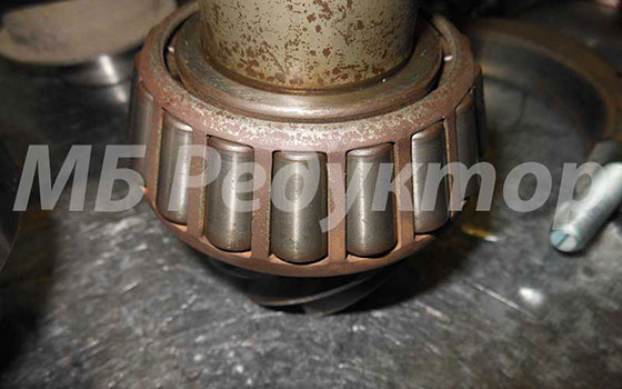 Требуется замена подшипника редуктора моста Мерседес