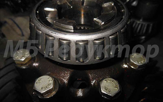 Износ подшипника редуктора моста Мерседес