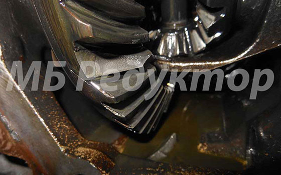 Разрушение зубьев главной передачи редуктора моста Мерседес