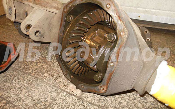 Главная пара редуктора переднего моста Мерседес