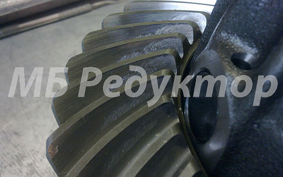 Износ главной пары редуктора Mercedes