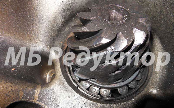Разрушение вала редуктора Мерседес