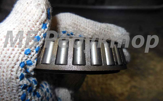 Износ подшипника - причина гула редуктора Мерседес Износ подшипника - причина гула редуктора Мерседес